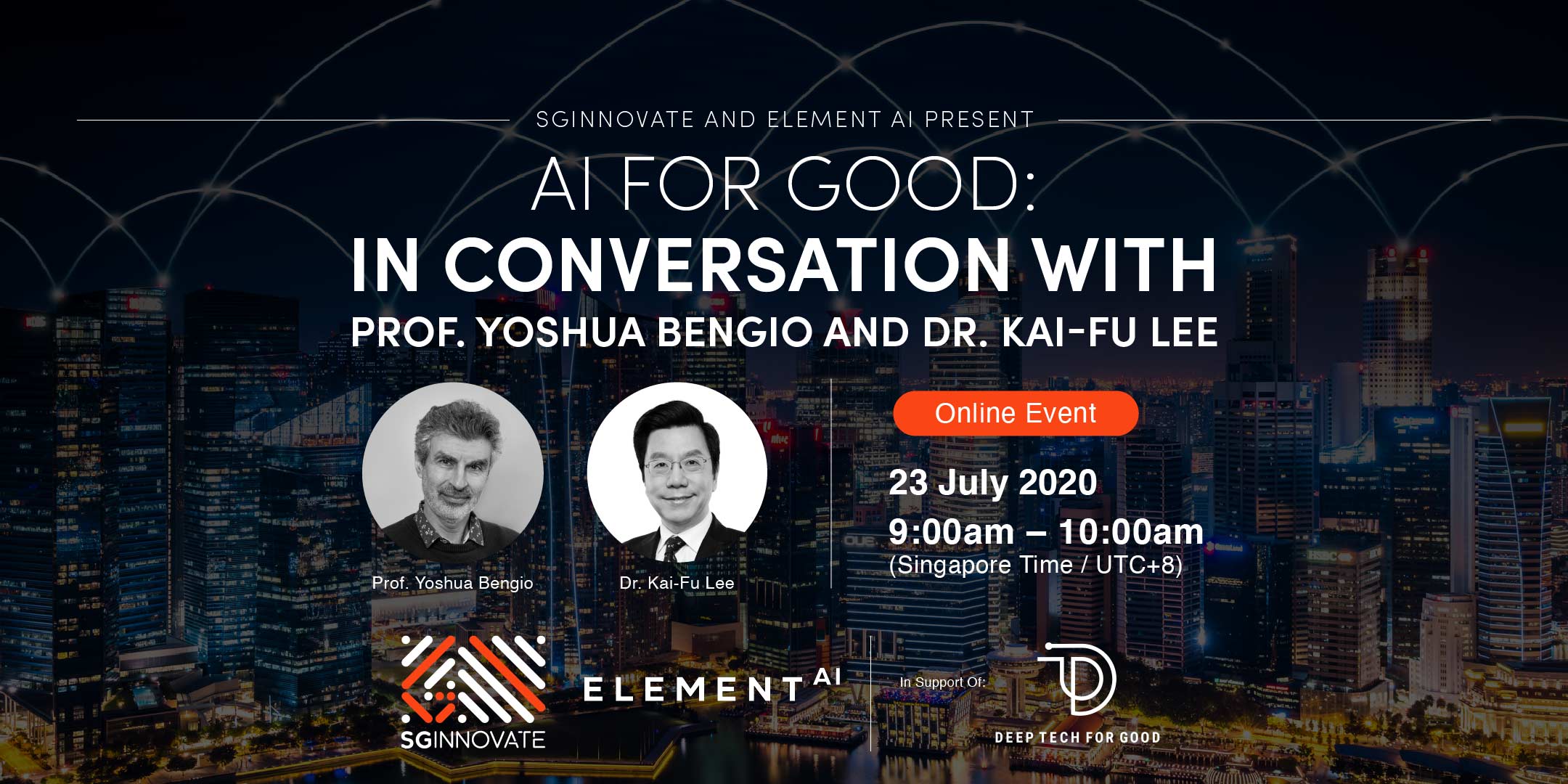 AI For Good: In Conversation with Prof Yoshua Bengio and Dr Kai-Fu Lee